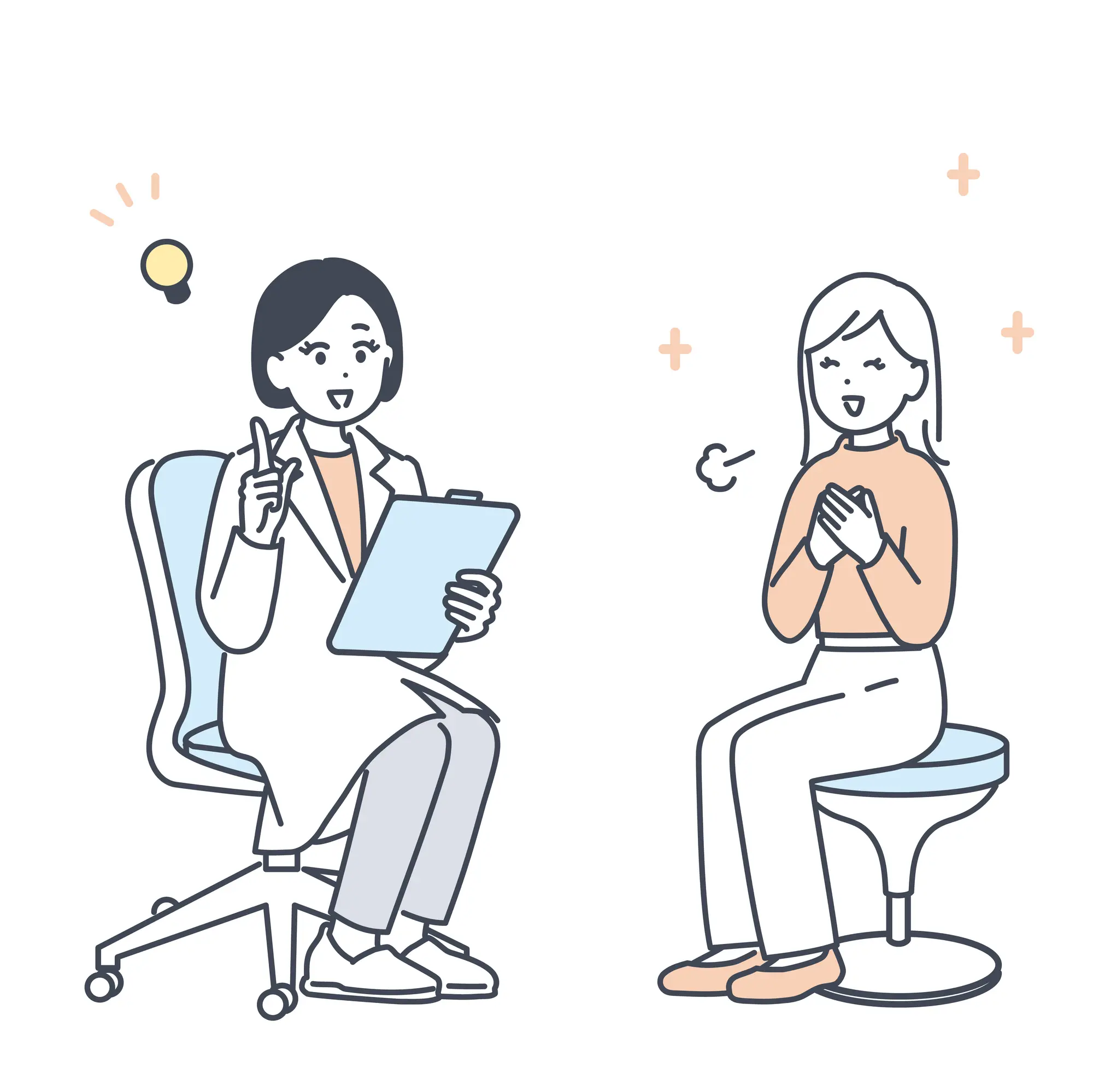 カウンセリングのイラスト