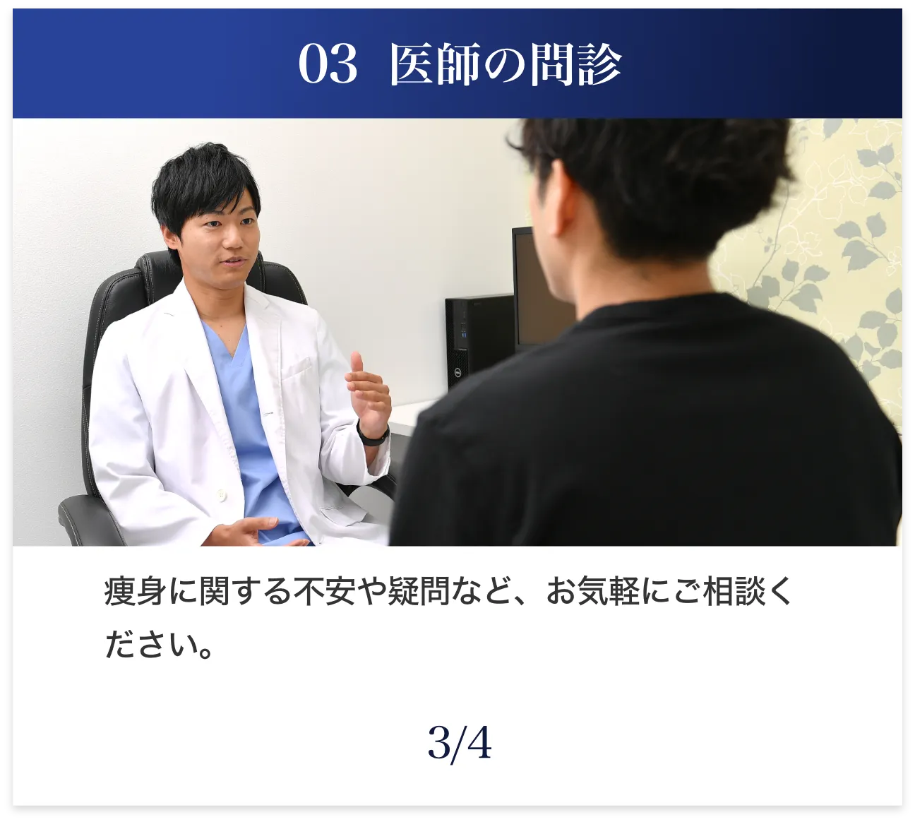 03 メンズエミナルで医師の問診